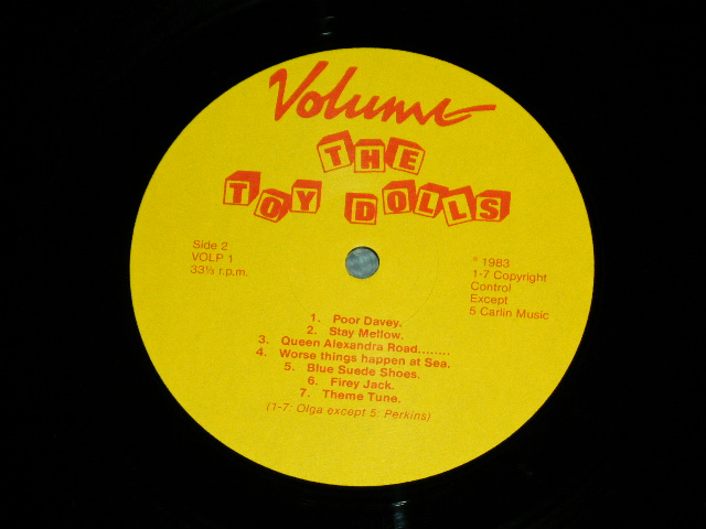 画像: TOY DOLLS - DIG THAT GROOVE BABY ( MINT-/MINT- )  / 1983 UK ENGLAND ORIGINAL Used LP 
