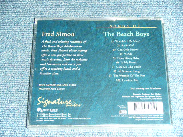 画像: FRED SIMON - INTERPRETATION OF The BEACH BOYS( Cover Of  The BEACH BOYS Songs : BEACH BOYS Follower  / 1999 US AMERICA ORIGINAL release from INDIES  Brand New SEALED CD