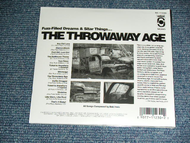 画像: Bob Irwin and the Pluto Walkers  -The Throwaway Age ( ost / Sound Track )  / 2012 US AMERICA Brand New SEALED  CD