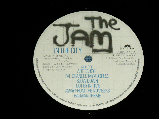 画像: THE JAM - IN THE CITY ( Ex++/MINT- )   / 1980's UK ENGLAND Reissue Used LP 