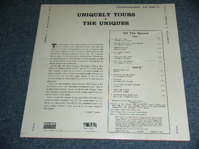 画像: The UNIQUES - Uniquely Yours / 2009 US REISSUE Brand New SEALED LP