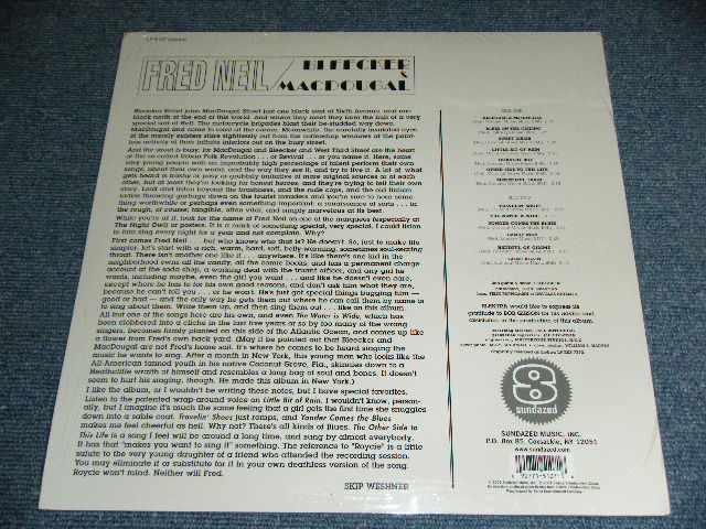 画像: FRED NEIL - BREEKER & MACDOUGAL (Standard High-Quality Vinyl version)  / 2001 US REISSUE "Brand New SEALED LP