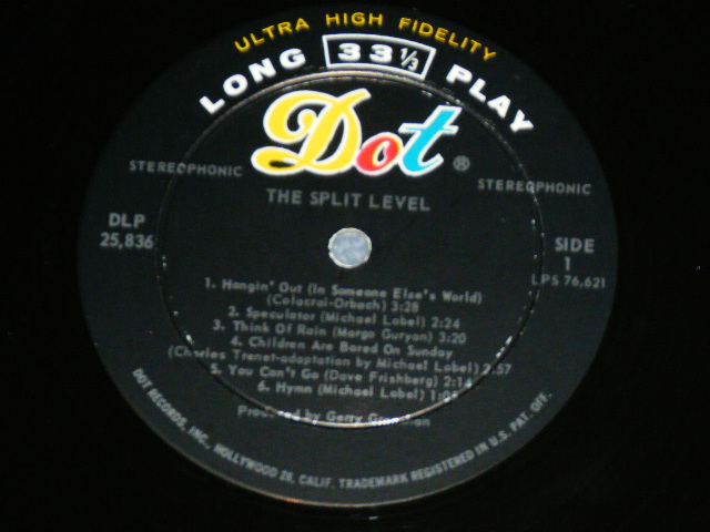 画像: The SPLIT LEVEL - The SPLIT LEVEL ( with AUTO GRAPHED SIGNED : VG++/MINT- )   /  1960'S US AMERICA ORIGINAL STEREO  Used  LP