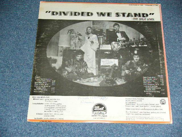 画像: The SPLIT LEVEL - The SPLIT LEVEL ( with AUTO GRAPHED SIGNED : VG++/MINT- )   /  1960'S US AMERICA ORIGINAL STEREO  Used  LP