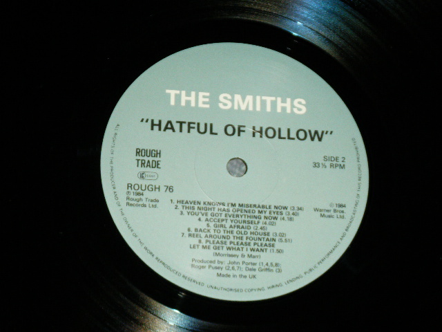 画像: THE SMITHS - HATFUL OF HOLLOW  / 1986 UK ENGLAND ORIGINAL Used LP