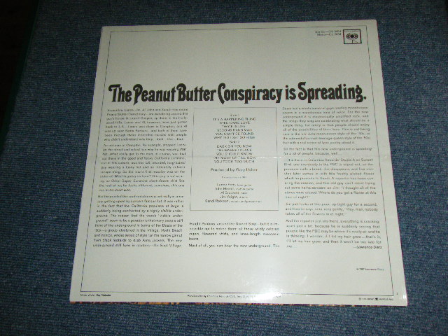 画像: THE PEANUT BUTTER CONSPIRACY ( GARY USHER Works ) - IS SPREADING  /  US  america REISSUE lIMITED 180 Gram Heavy Weight  Brand New SEALED Mono LP 