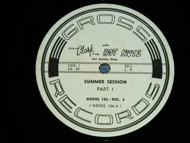 画像: DOUG CLARK & THE HOT NUTS ( 60'S NOVELTY : ADULT COMEDY ) - SUMMER SESSION   (Ex++/Ex++ ) / 1966 US AMERICA  ORIGINAL Used LP 