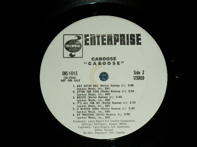 画像: CABOOSE -  CABOOSE  ( MEMPHIS SOUND '70'S FUNKY SOUL ROCK)  / 1970's US AMERICA ORIGINAL 'WHITE LABEL PROMO' Used LP  
