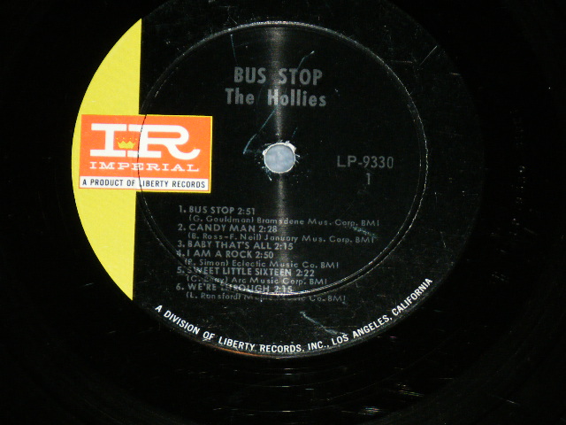 画像: THE HOLLIES - BUS STOP ( Ex++,Ex+/Ex+ ) / 1966 US AMERICA ORIGINAL MONO Used LP  
