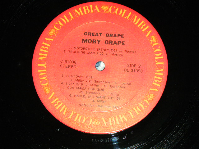画像: MOBY GRAPE - GREAT GRAPE ( Ex+++/MINT- ) / 1972 US AMERICA ORIGINAL Used LP  