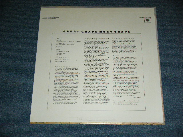 画像: MOBY GRAPE - GREAT GRAPE ( Ex+++/MINT- ) / 1972 US AMERICA ORIGINAL Used LP  