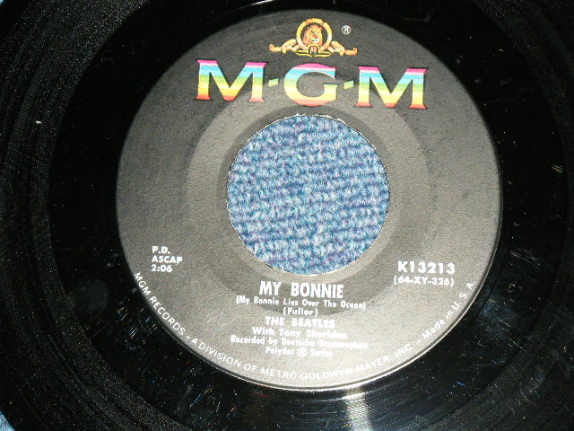 画像: THE BEATLES - MY BONNIE ( "NO REFENCE TO LP ON Label" Relaese Version : Ex+++/Ex++ ) / 1964 US ORIGINAL  Label Used 7" inch Single  With PICTURE SLEEVE