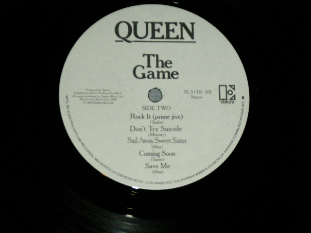 画像: QUEEN -　THE GAME (MINT-/MINT- )  / 1980 US AMERICA  ORIGINAL 1st Press "SHINNING MIRROR Cover Jacket"  Used LP 
