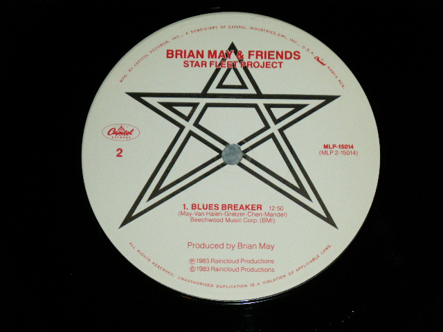 画像: BRIAN MAY (of QUEEN)+ FRIENDS  -  STAR FLEET PROJECT  ( MINT-/MINT-) / 1983  US AMERICA ORIGINAL Used 12"
