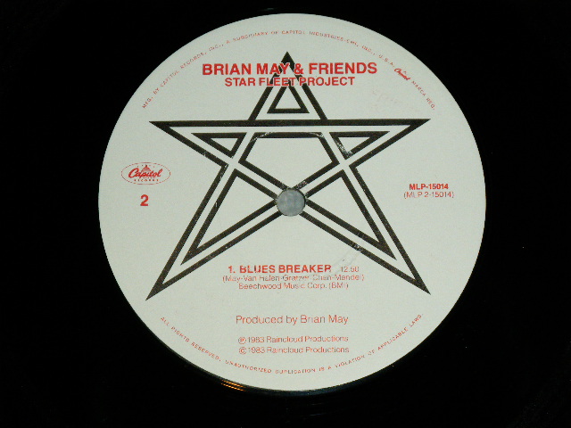 画像: BRIAN MAY (of QUEEN)+ FRIENDS  -  STAR FLEET PROJECT  ( Ex+++/MINT-) / 1983  US AMERICA ORIGINAL Used 12"