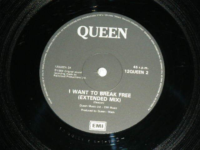 画像: QUEEN -  I WANT TO BREAK FREE  ( Ex++/MINT-) / 1984 UK ENGLAND   ORIGINAL Used 12"