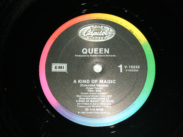 画像: QUEEN - A KIND OF MAGIC (  Ex++/Ex+++  ) / 1986 US AMERICA  ORIGINAL Used 12" 
