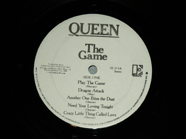 画像: QUEEN -　THE GAME (MINT-/Ex+++ Looks: Ex++ )  / 1980? US AMERICA  ORIGINAL 2nd Press "GRAY Color Cover Jacket"  Used LP 