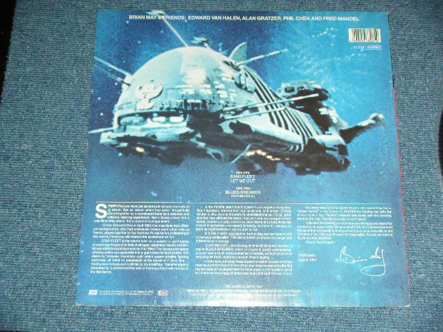 画像: BRIAN MAY (of QUEEN)+ FRIENDS  -  STAR FLEET PROJECT  ( Ex++/MINT-) / 1983 GERMANY  ORIGINAL Used 12"