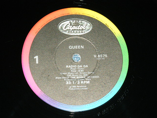 画像: QUEEN - RADIO GA GA  (  Ex++/MINT- ) / 1984 US AMERICA  ORIGINAL Used 12" 