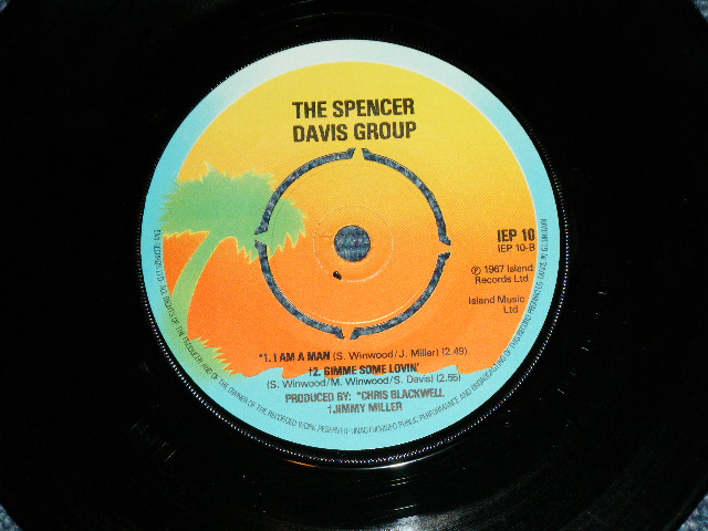 画像: SPENCER DAVIS GROUP - KEEP ON RUNNING  / 1970's  UK Used  7"EP With PICTURE  SLEEVE 