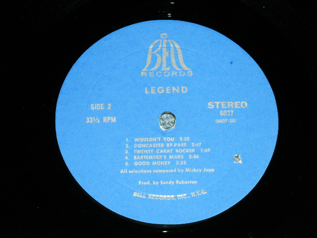 画像: LEGEND -  LEGEND ( UK 60'S  PSYCHE)  / 1969 US AMERICA ORIGINAL Used LP  