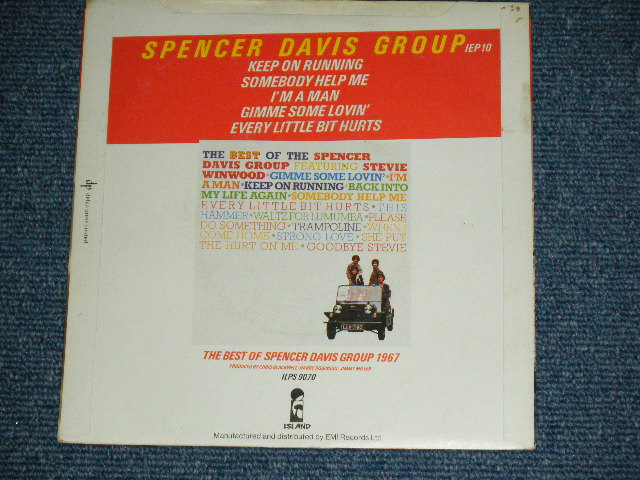 画像: SPENCER DAVIS GROUP - KEEP ON RUNNING  / 1970's  UK Used  7"EP With PICTURE  SLEEVE 