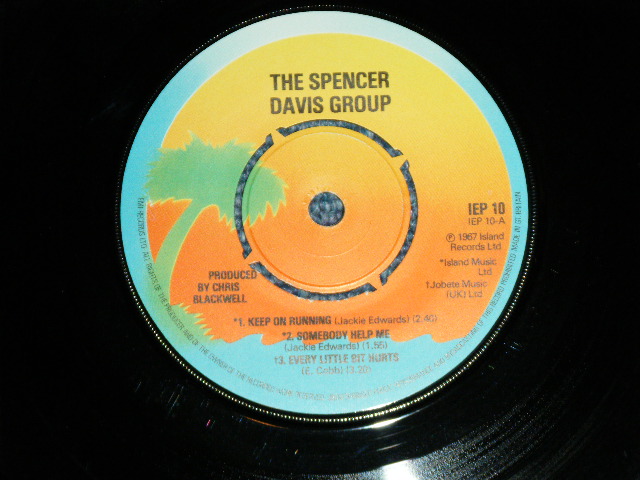 画像: SPENCER DAVIS GROUP - KEEP ON RUNNING  / 1970's  UK Used  7"EP With PICTURE  SLEEVE 