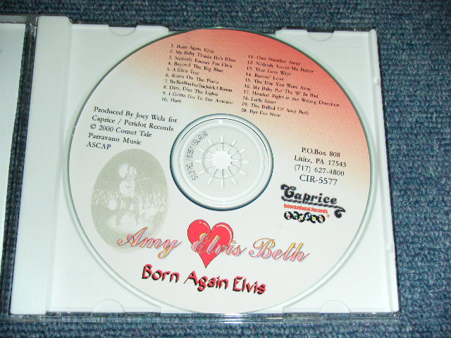 画像: AMY ELVIS BETH - BORN AGAIN ELVIS / 2000 US AMERICA  ORIGINAL  BRAND NEW CD-R   