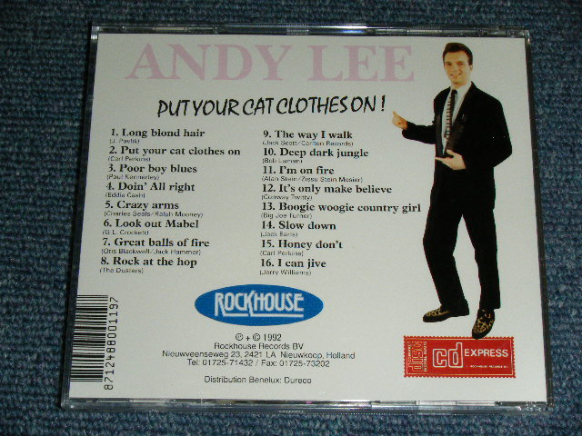 画像: ANDY LEE -PUT YOUR CATY CLOTHES ON!   / 1992 HOLLAND ORIGINAL  BRAND NEW CD  
