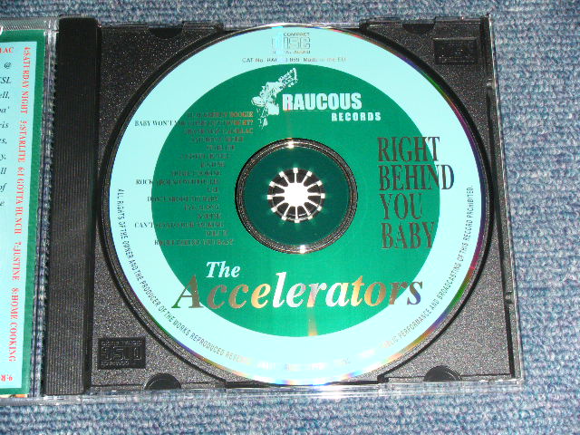 画像: THE ACCELERATORS - RIGHT BEHIND YOU BABY  / 2000 UK ENGLAND ORIGINAL  BRAND NEW CD  