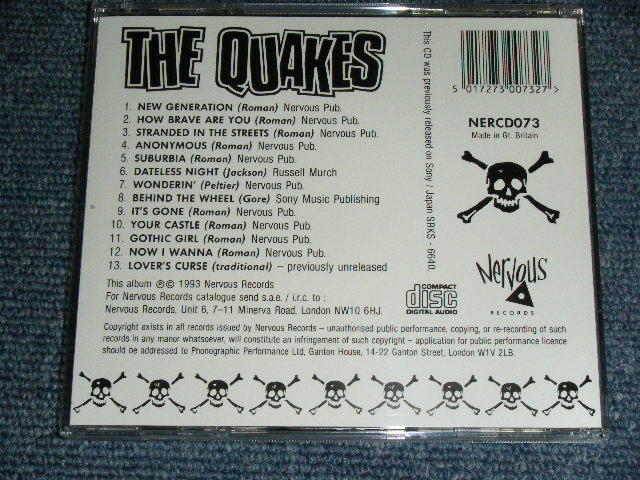 画像: THE QUAKES - NEW GENERATION / 1993 UK ENGLAND ORIGINAL Brand New CD  Found DEAD STOCK!