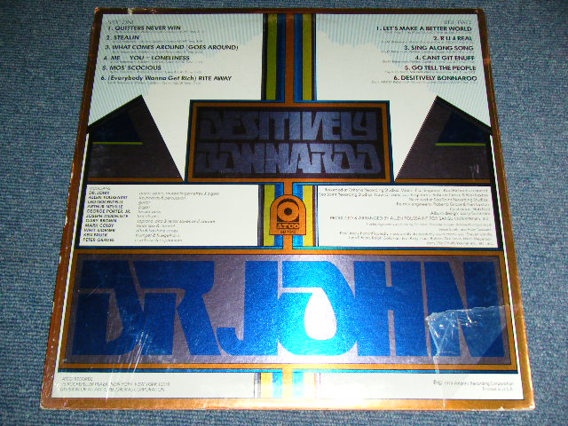 画像: DR. JOHN -  DESITIVELY BONNAROO    / 1974  US AMERICA ORIGINAL Brand New SEALED LP