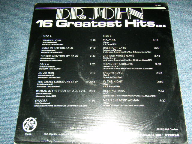 画像: DR. JOHN - 16 GREATEST HITS /  19?? US AMERICA ORIGINAL Brand New SEALED LP