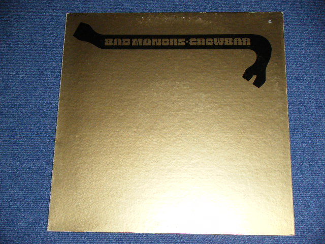 画像: CROWBAR - BAD MANORS ( Ex+,Ex-.Ex/Ex+++ )  / 1970's US AMERICA ORIGINAL Used LP 