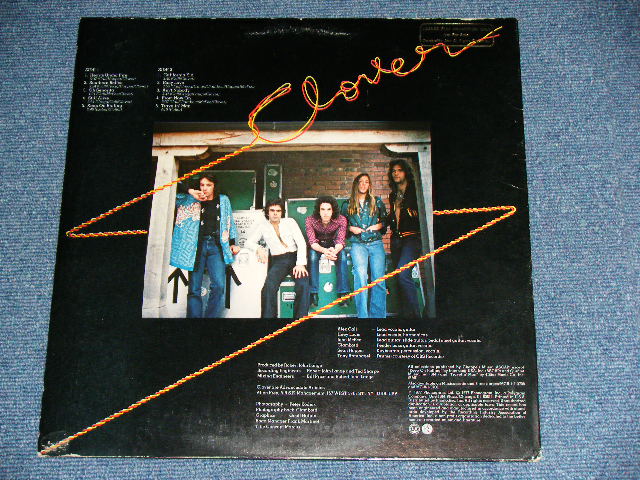 画像: CLOVER (JOHN McFEE of The Doobie Brothers, HUEY LOUIS + ) -  LOVE ON THE WIRE ( Ex+/MINT- )  / 1977 US AMERICA ORIGINAL 'PROMO' STAMP  Used LP 