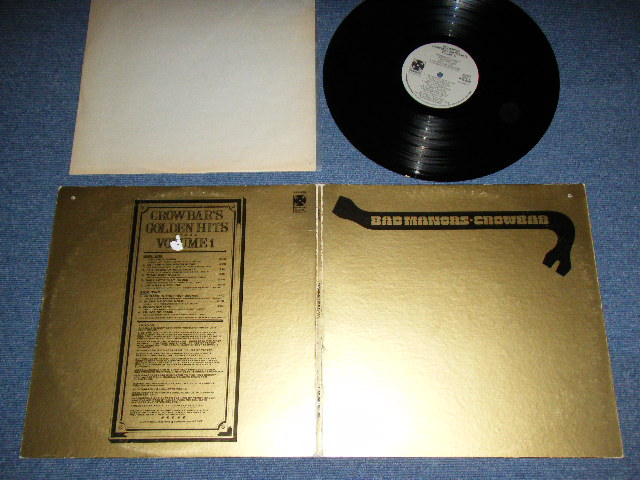 画像1: CROWBAR - BAD MANORS ( Ex+,Ex-.Ex/Ex+++ )  / 1970's US AMERICA ORIGINAL Used LP 