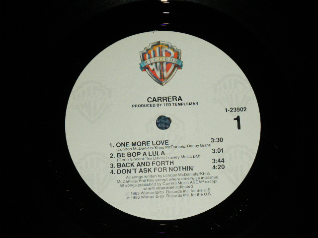 画像: CARRERA - CARRERA ( MINT-/MINT- )   / 1983 US AMERICA  ORIGINAL Used  LP