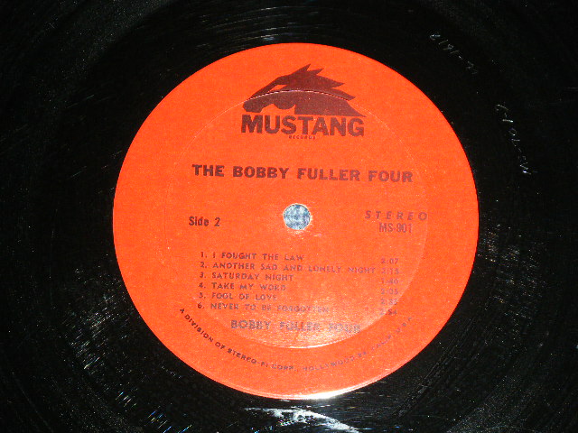 画像: THE BOBBY FULLER FOUR - I FOUGHT THE LAW ( VG+++/Ex- A-1:VG++ )  / 1966 US AMERICA ORIGINAL STEREO  Used LP 