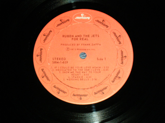 画像: RUBEN and The JETS Ex FRANK ZAPPA / THE MOTHERS OF INVENTION -  FOR REAL ( Ex+++/MINT- ) / 1973  US AMERICA ORIGINAL 'RED LABEL' Used  LP 