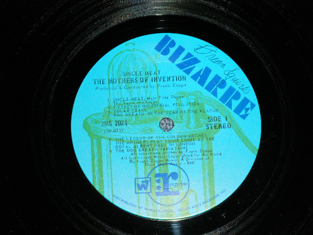 画像: FRANK ZAPPA / THE MOTHERS OF INVENTION -  UNCLE MEAT  ( Ex++/Ex+++ ) / 1969  US AMERICA ORIGINAL '1st Press BLUE Label' Used  2LP 