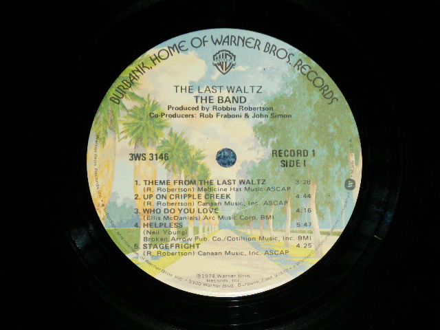 画像: THE BAND  - LAST WALTZ ( MINT-/MINT- ) / 1978 US AMERICA ORIGINAL Used 3-LP's  with BOOKLET 