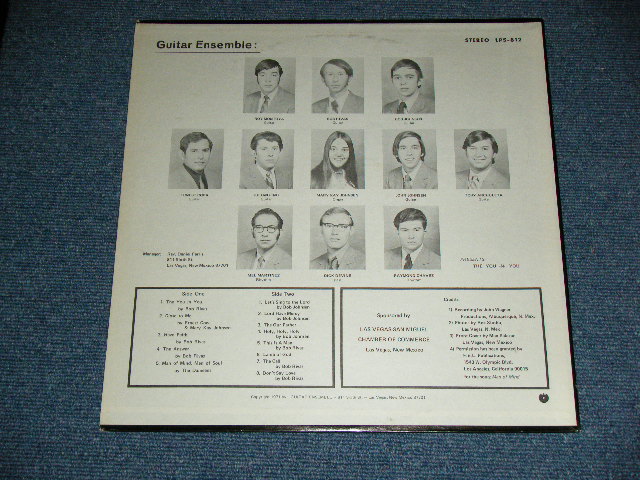 画像: GUITAR ENSEMBLE ( CHRISTIAN POP-ROCK ) - YOU-N-YOU ( Ex++/Ex+++ )  / 1971 US AMERICA ORIGINAL Used LP  from INDIES  