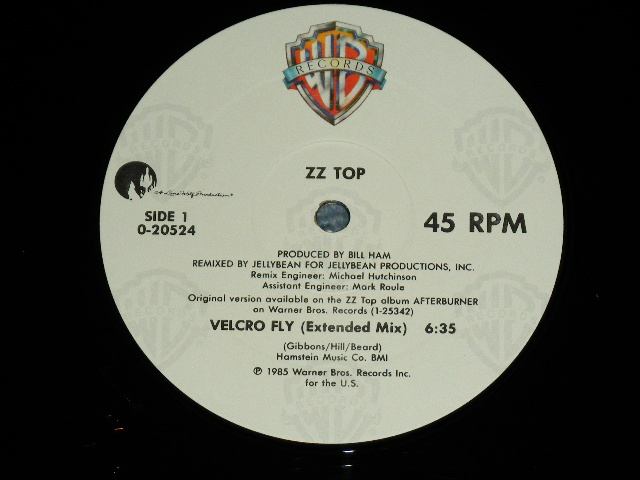 画像: ZZ TOP - VELCRO FLY   ( MINT-/MINT- )  / 1985 US AMERICA ORIGINAL Used 12" Single 