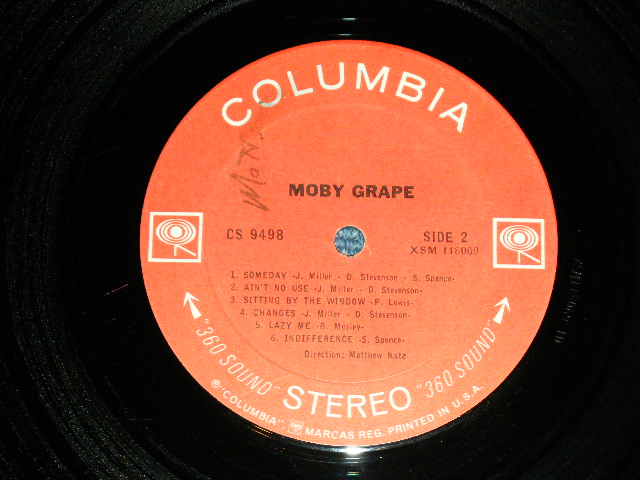 画像: MOBY GRAPE -  MOBY GRAPE ( MIDDLE FINGER Cover : Ex/Ex++ ) / 1967 US AMERICA ORIGINAL "360 Sound" Label   Stereo Used LP