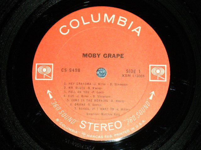 画像: MOBY GRAPE -  MOBY GRAPE ( MIDDLE FINGER Cover : Ex/Ex++ ) / 1967 US AMERICA ORIGINAL "360 Sound" Label   Stereo Used LP