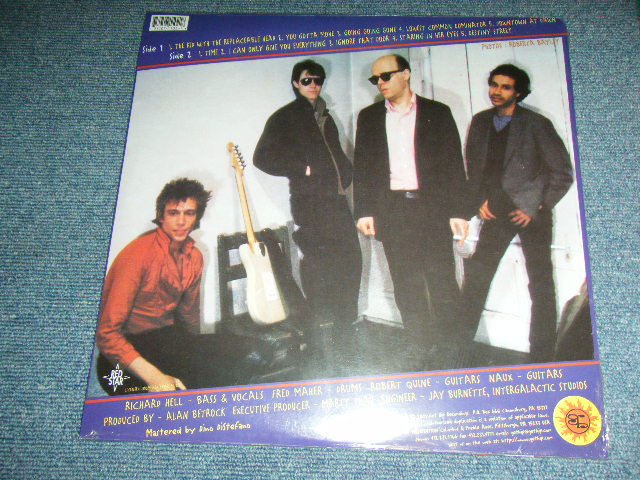 画像: RICHARD HELL - DESTINY STREET / 2001 US AMERICA "180 Gram Heavy Weight" Brand New SEALED  LP  