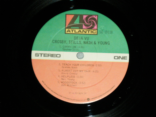 画像: C.S.N&Y CROSBY, STILLS, NASH & YOUNG - DEJA VU  (MINT-/MINT- ) / MID 1970's US AMERICA REISSUE  Used LP 