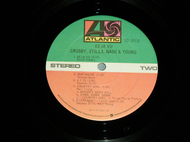 画像: C.S.N&Y CROSBY, STILLS, NASH & YOUNG - DEJA VU  (MINT-/MINT- ) / MID 1970's US AMERICA REISSUE  Used LP 