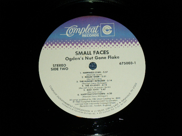 画像: SMALL FACES - OGDENS' NUT GONE FLAKE / 1985 US AMERICA REISSUE Used LP